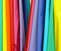 Fabric Rainbow Colors